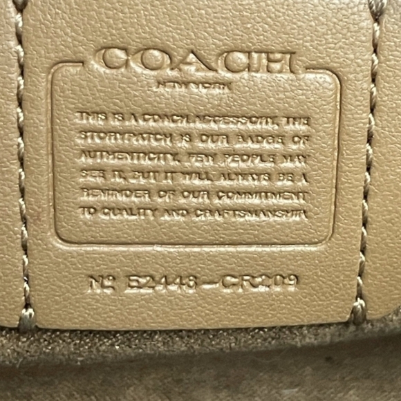 **EUC** COACH Andrea Croc Embossed Mini Carryall - Picture 7 of 10